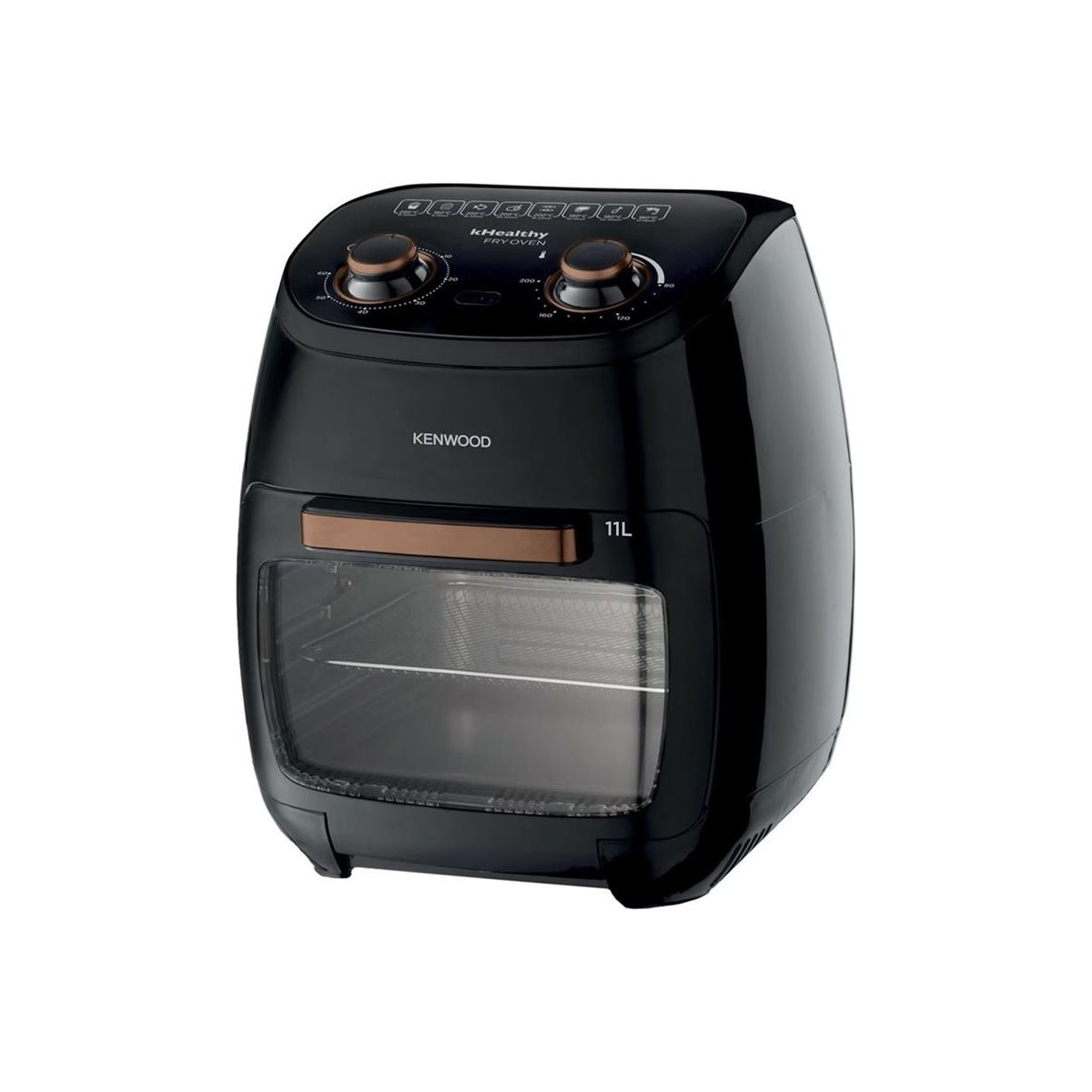 110000558484732.jpg Kenwood Airfryer + Fırın 2000 Watt 11 Lt Kapasiteli HFP90.000BK - Görsel 1