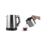 Arnica IH31050 Çay Makinesi – 1,7 L Su Isıtıcı ve 1,3 L Çelik Demlik, Gri, Hızlı Demleme ve Enerji Tasarruflu - Görsel 4