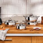 Emsan Cemre İndüksiyon Tabanlı 8 Parça Çelik Tencere Seti - Görsel 3