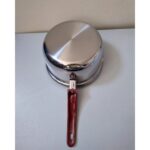 Biodata Yağdanlık Çelik Sütlük Süt Potu Yumurta Haşlama Cezvesi 3'lü 14-15-16 cm - Görsel 2