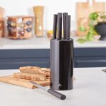 Karaca Roscar Black 6 Parça Standlı Bıçak Seti