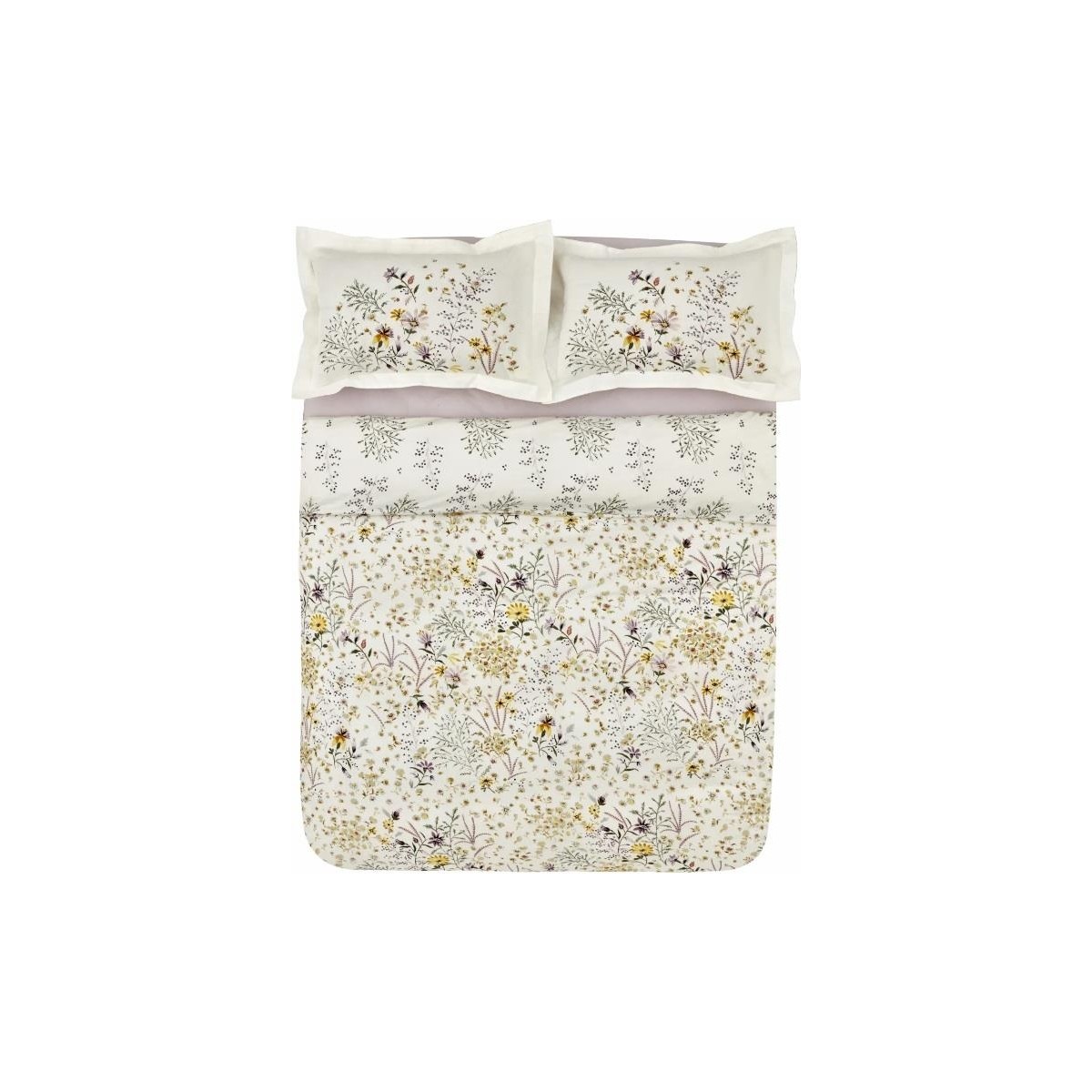 110000562830049.jpg Karaca Home Nevresim Takımı %100 Pamuk Çift Kişilik Lussi Sarı - Görsel 1