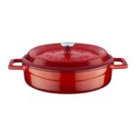 Lava Döküm Çok Amaçlı Yayvan Tencere. Trendy Serisi Çap(Ø)24cm.