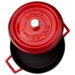 Lava Döküm Çok Amaçlı Yayvan Tencere. Trendy Serisi Çap(Ø)24cm. - Görsel 2