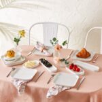 Emsan Yeni Mısra Porselen 12 Parça 6 Kişilik Kahvaltı Servis Takımı Beyaz