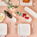 Emsan Yeni Mısra Porselen 12 Parça 6 Kişilik Kahvaltı Servis Takımı Beyaz - Görsel 2