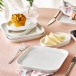 Emsan Yeni Mısra Porselen 12 Parça 6 Kişilik Kahvaltı Servis Takımı Beyaz - Görsel 3