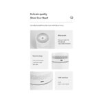 Talent Taşınabilir 250 ml Hava Nemlendirici Aromaterapi Humidificador Ev Araba Için LED Renkli Gece Lambası ile USB Püskürtücü Arıtma-C (Yurt Dışından) - Görsel 3