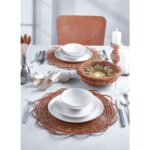 Güral Porselen Roden 24 Parça 6 Kişilik Beyaz Yemek Takımı – Pürüzsüz Yüzey, Bulaşık Makinesi ve Mikrodalga Kullanımına Uygun