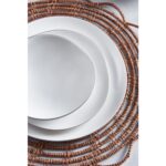 Güral Porselen Roden 24 Parça 6 Kişilik Beyaz Yemek Takımı – Pürüzsüz Yüzey, Bulaşık Makinesi ve Mikrodalga Kullanımına Uygun - Görsel 3