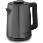 Grundig Delisia Çay Makinesi – 1.7 L Su Isıtıcı ve 0.7 L Demlik, Paslanmaz Çelik İnox, Hızlı ve Enerji Tasarruflu Demleme