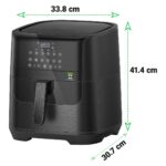 Wiami Airfryer 7 Litre Tek Hazneli Isı Ayarlı Enerji Tasarruflu Kolay Temizlik Yağsız Fritöz - Görsel 4