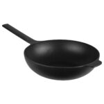 Marie Claire Perla Nera Siyah Döküm Tekli 30 cm Wok Tava