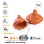 Waha Tajin Tencere Fas Güveci 1 Adet*(29*22 Cm) - Görsel 3