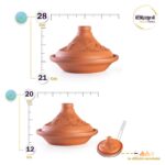 Waha Tajin Tencere Fas Güveci 1 Adet*(29*22 Cm) - Görsel 5