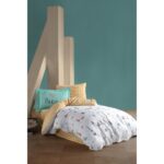 Marie Claire Export Çocuk Nevresim Takımı Olympıcs 100% Pamuk Saten Tek Kişilik Sarı