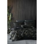 Marie Claire Export Nevresim Takımı Stars 100% Pamuk Saten Battal Takım Black