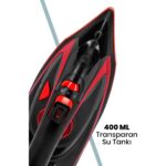 Goldmaster Masterjet 2600 Watt Seramik Ağır Taban Teknolojisi ile Kolay Kırışık Gideren 180 gr Şok Buharlı Ütü - Görsel 3