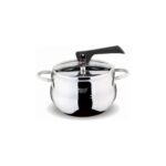 Fms 3026 Çizgili 5 Litre Güveç Düdüklü Tencere Siyah