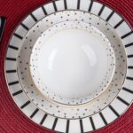 Aryıldız Ales 29 Parça 6 Kişilik Renkli Porselen Yemek Takımı - Görsel 4