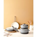 Madame Coco La Garde Kısa Tencere - Gri - 24 cm - Görsel 2