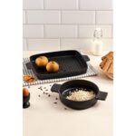 Marie Claire Perla Nera Döküm Grill Tava 30X25 cm - Görsel 2