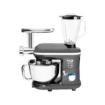 Yui M120 Multi-fonksiyonel 3'ü Bir Arada Stand Mikser Kıyma Setli Ve Blender Özellikli Gri - Görsel 2