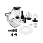 Yui M120 Multi-fonksiyonel 3'ü Bir Arada Stand Mikser Kıyma Setli Ve Blender Özellikli Gri - Görsel 4