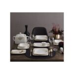 Güral Porselen Caroline Gold 62 Parça Bone Porselen Yemek Takımı 5686