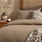 Chakra Perle Nevresim Seti Çift Kişilik 200X220 cm Kahve - Görsel 3