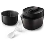 Philips 1000W Buharlı Pişirici - Hızlı Basınç Çıkış Teknolojisi ve Tat Kontrol Sistemi ile Paslanmaz Çelik Malzeme