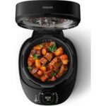 Philips 1000W Buharlı Pişirici - Hızlı Basınç Çıkış Teknolojisi ve Tat Kontrol Sistemi ile Paslanmaz Çelik Malzeme - Görsel 5