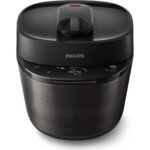 Philips 1000W Buharlı Pişirici - Hızlı Basınç Çıkış Teknolojisi ve Tat Kontrol Sistemi ile Paslanmaz Çelik Malzeme - Görsel 3