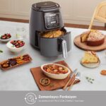 Karaca Connect Air Pro Cook Xl 2 In 1 Uzaktan Erişimli Airfryer Shadow Grey 4 Kişilik - Görsel 5
