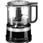 KitchenAid Mini Mutfak Robotu 240 W 0,9 Lt – Kompakt Hafif Tasarım, 2 Hız, Onyx Black, Bulaşık Makinesinde Yıkanabilir