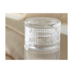 English Home Striped Cam Başucu Sürahi 730 ml Şeffaf - Görsel 3