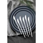 Onon Mokka Modern Görünümlü Pasta Bıçak 6 ' Lı 18/10