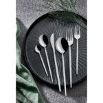 Onon Mokka Modern Görünümlü 36 Parça Çatal Kaşık Bıçak Seti 18/0