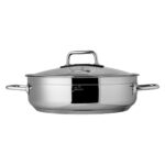 Jumbo Modena 26 cm Paslanmaz Çelik Basık Tencere