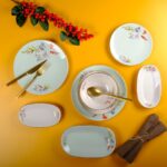 Aryıldız Violet 29 Parça Çok Renkli Porselen Yemek Takımı 6 Kişilik Desenli Set