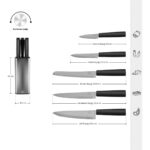 Karaca Grammy Inox 6 Parça Standlı Bıçak Seti - Görsel 4