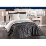 Dream Of Lady Duygu 9 Parça Gül Kurusu Rengi Gelin Seti  Pamuklu Pikeli Nevresim Takımı