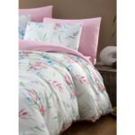 My Story Mystory Lastikli Çarşaflı Çift Kişilik Nevresim Takımı Tulip - Görsel 3