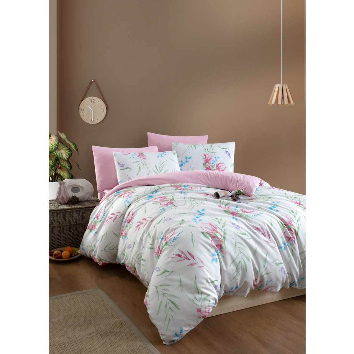 110000597913349.jpg My Story Mystory Lastikli Çarşaflı Tek Kişilik Nevresim Takımı Tulip - Görsel 1