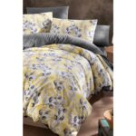 My Story Mystory Lastikli Çarşaflı Çift Kişilik Nevresim Takımı Lemon - Görsel 3