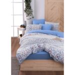 My Story Mystory Lastikli Çarşaflı Tek Kişilik Nevresim Takımı Bluem