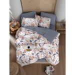 My Story Mystory Lastikli Çarşaflı Tek Kişilik Nevresim Takımı Etro - Görsel 3