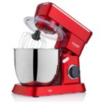 Schafer Prochef Gusto Stand Mikser 1300W 5.5 L 10 Hız LED Göstergeli Kırmızı Paslanmaz Çelik Hazneli - Görsel 4