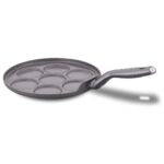 Korkmaz Nora Seramik Pankek Tava 26 cm Yüksek Isıya Dayanıklı Siyah Renk 1 Adet - Görsel 2