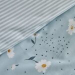 Karaca Home Daisy  Pamuk Çift Kişilik Nevresim Takımı Mint Mavi (Pp) - Görsel 5